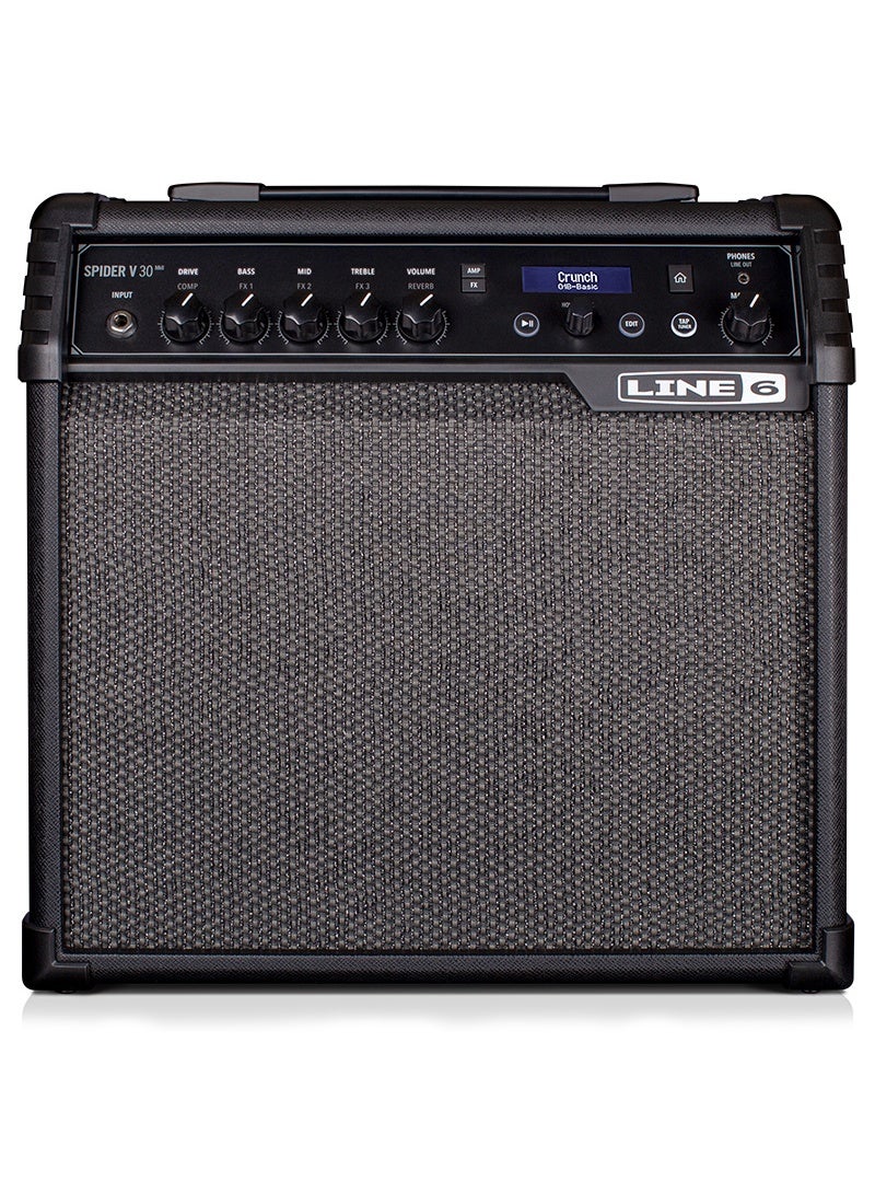 Line 6 Spider V 30 MKII - Digital Modeling Electric Guitar Amplifier Combo - Black - Image 1